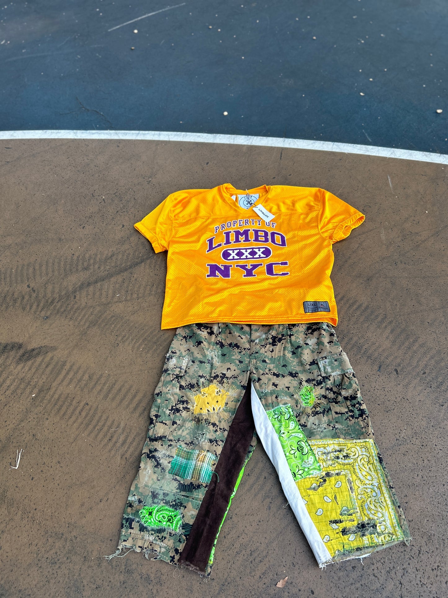 ALIEN CAMO CUT OFFS “ROUGE”