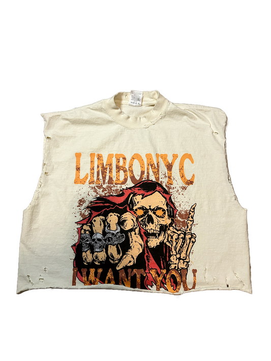 “I WANT YOU” CUT OFF SHIRT