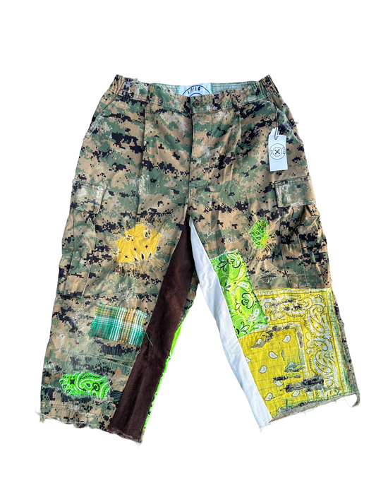 ALIEN CAMO CUT OFFS “ROUGE”