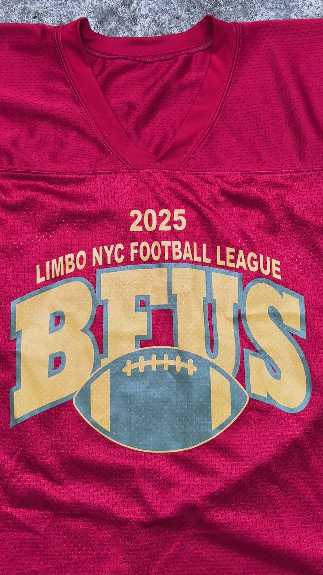 BRAIN FACE X LIMBO FOOTBALL JERSEYS
